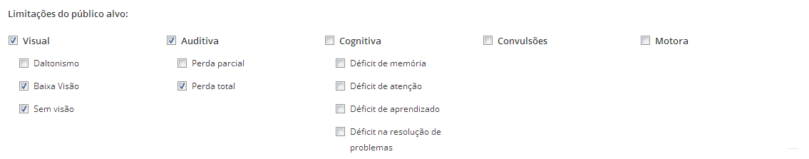Limitações (Imagem)